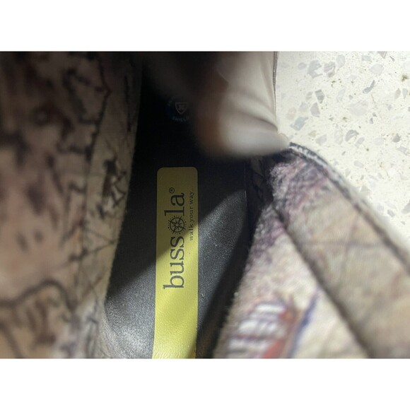 Bussola Women 7.5 Brown Leather Boot Equestrian Old Money SienaEmblem 2065 Crest - Picture 6 of 10